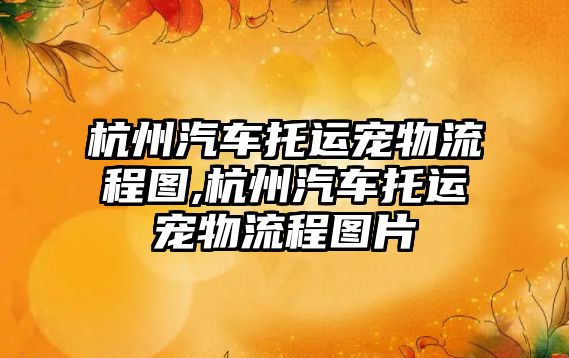 杭州汽車托運(yùn)寵物流程圖,杭州汽車托運(yùn)寵物流程圖片