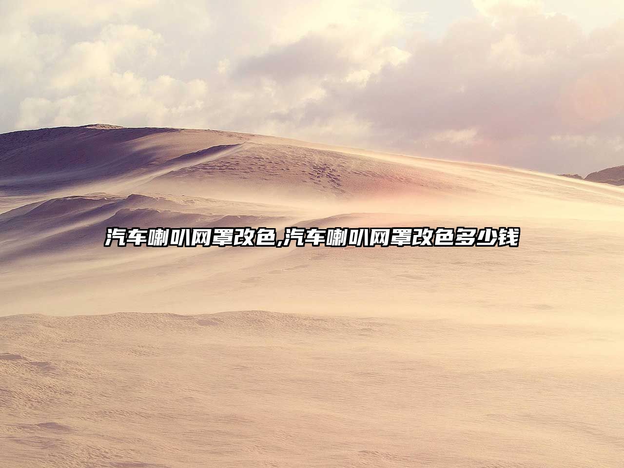 汽車喇叭網(wǎng)罩改色,汽車喇叭網(wǎng)罩改色多少錢